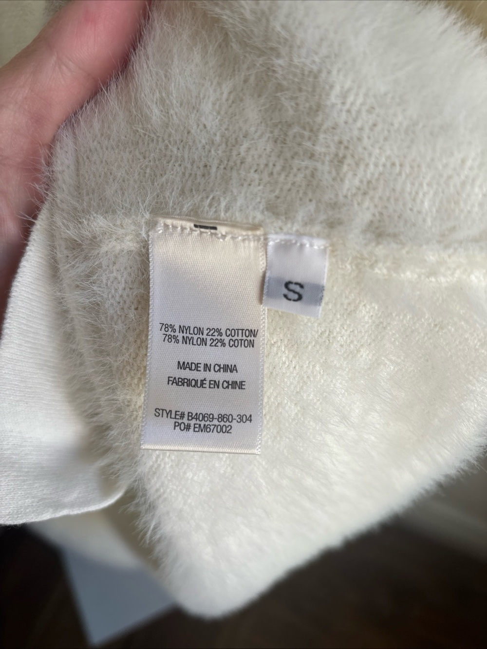 NWT Bella Dahl Cardicoat Long Duster Cardigan Fuzzy Cream Size Small - Picture 9 of 10